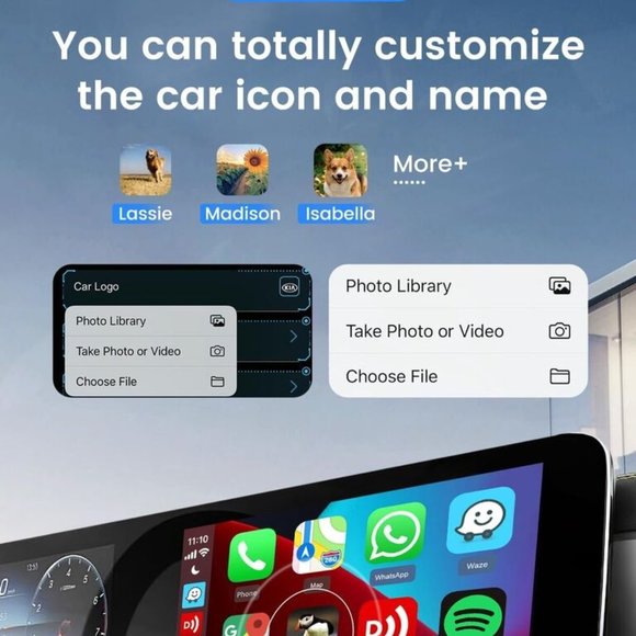 Carlinkit 2023 3.0 Wireless CarPlay Dongle Adapter U2W Type C Design - Picture 4 of 5